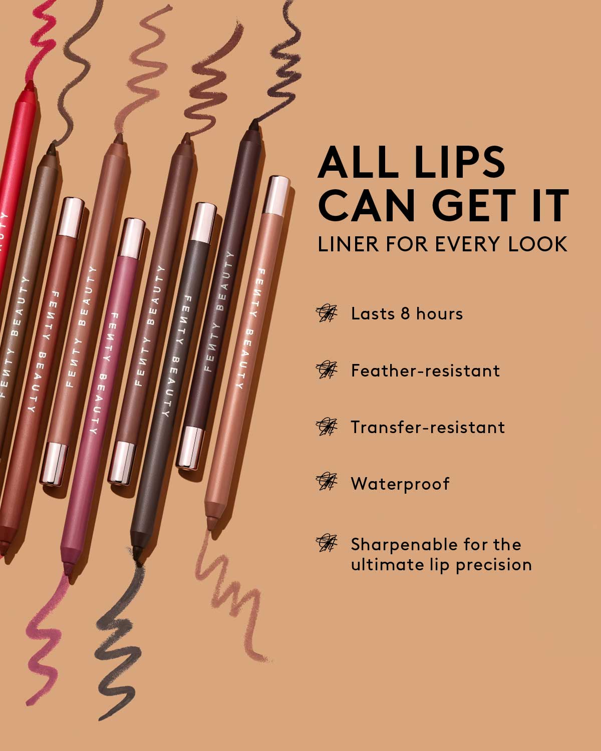 Trace'd Out Pencil Lip Liner—Coal Blooded