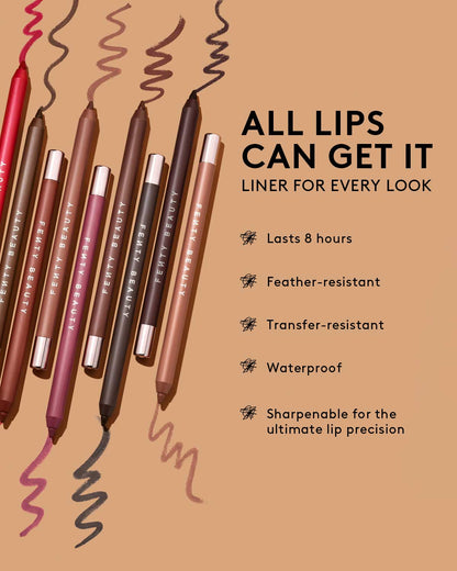 Trace'd Out Pencil Lip Liner—Coal Blooded